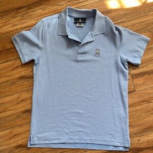 Psycho Bunny Light Blue Kids Polo Shirt